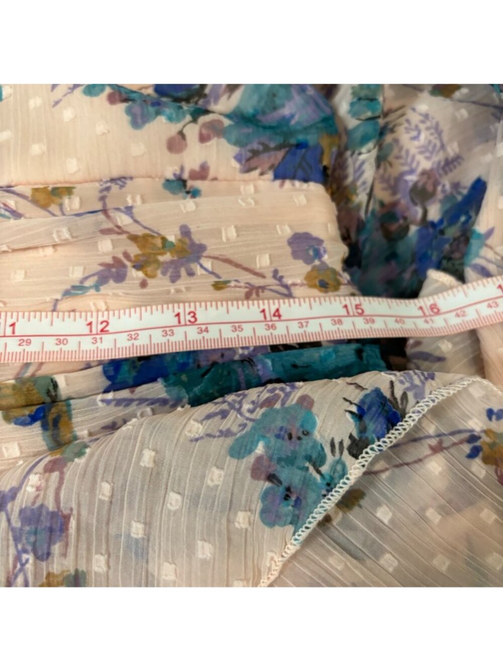 ASOS Pink Floral Print Dress Size 8 - Picture 6 of 7